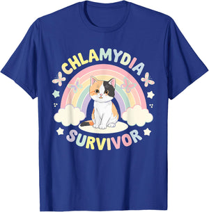 Vulgaire pour les hommes, homme inapproprié, survivant de la chlamydia T-Shirt - T-Shirt | Royal