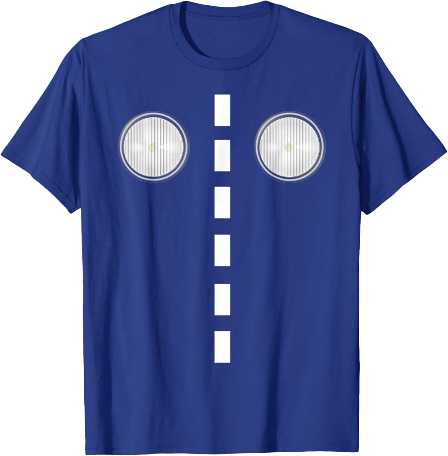 Headlights with Road Markings Funny Halloween Costume Shirt T-Shirt - T-Shirt | Royal
