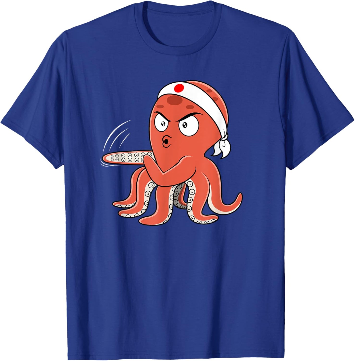 Octopus Sports Karate Japanese Hobby T-Shirt - T-Shirt | Royal