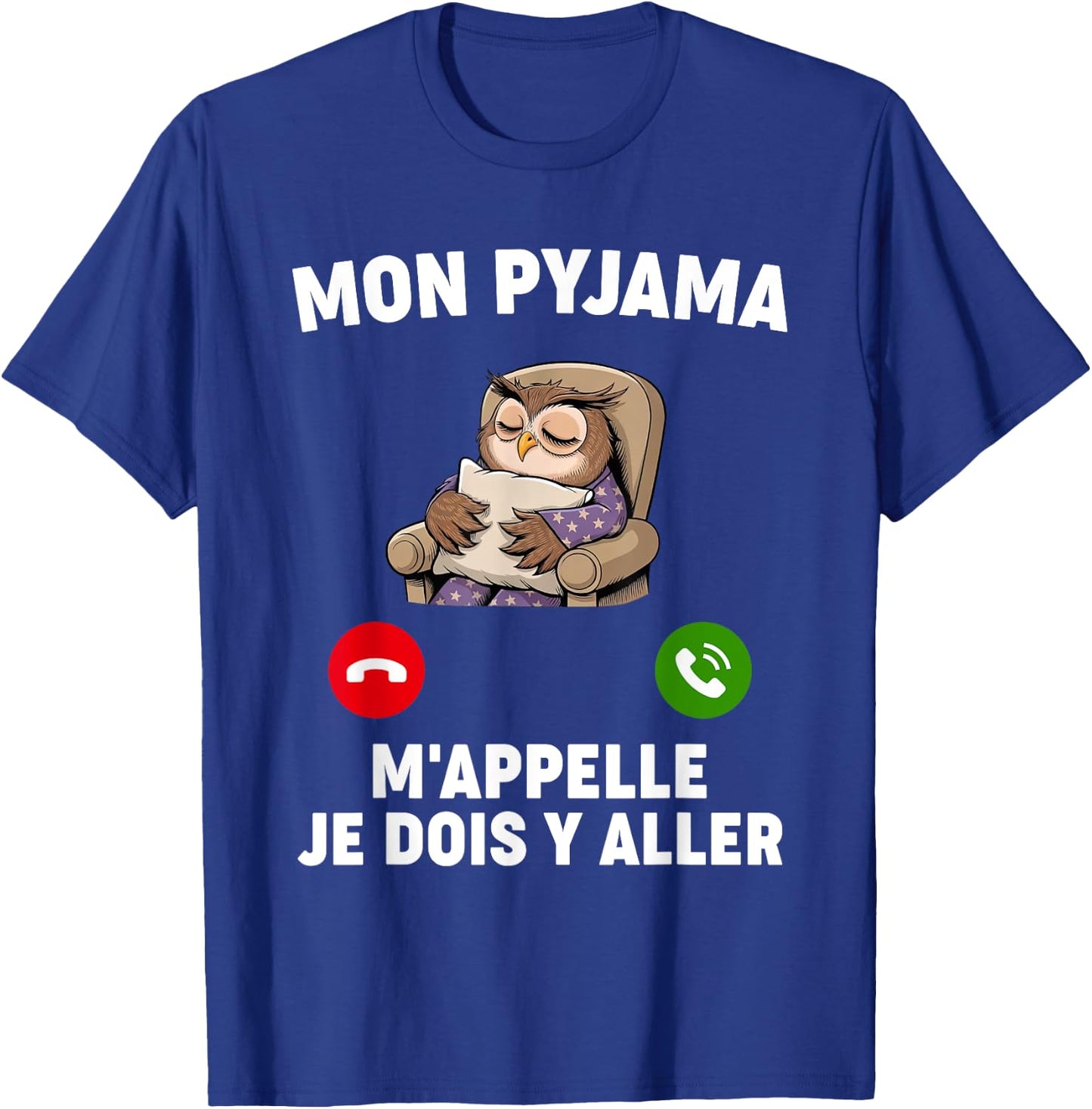 Humor Pyjama M'appelle Nap Night Bed Go Sleep Hour , Black, S T-Shirt - T-Shirt | Royal