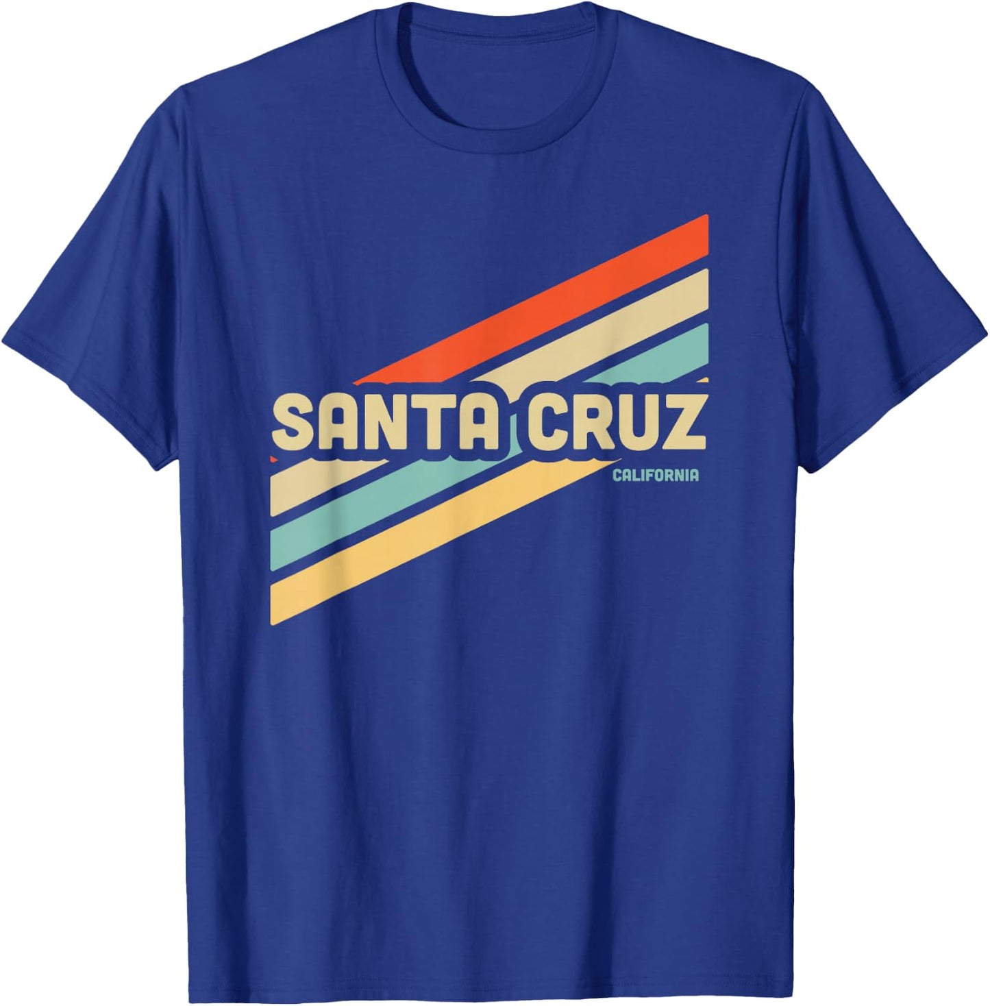 Santa Cruz California Retro Vintage , black, s T-Shirt - T-Shirt | Royal