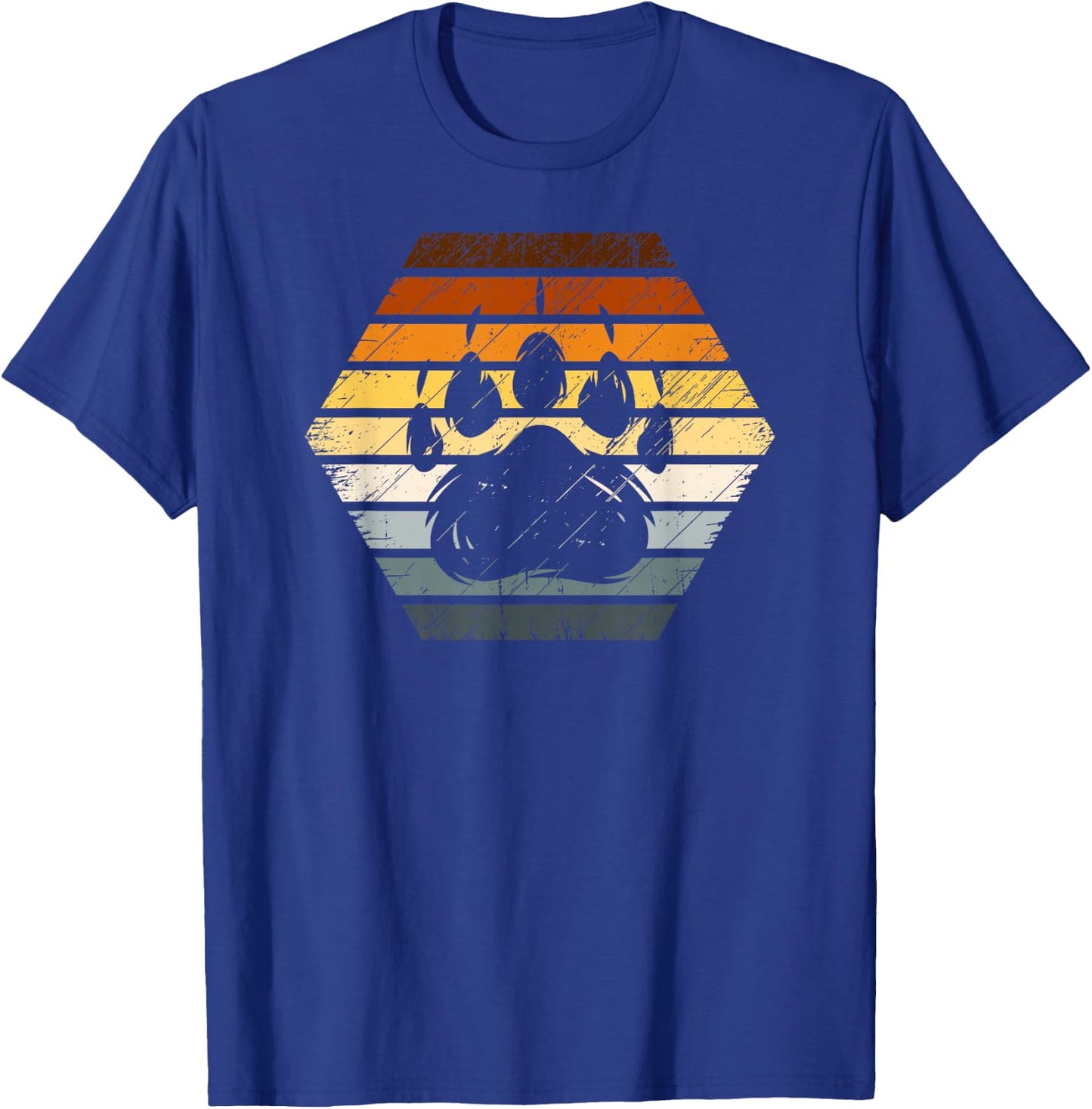 Bärentatze, Farben der Bärengemeinschaftsflagge, Gay Bear T-Shirt - T-Shirt | Royal