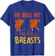 He Likes My Turkey Breasts Couple Matching Thanksgiving T-Shirt - T-Shirt | Royal