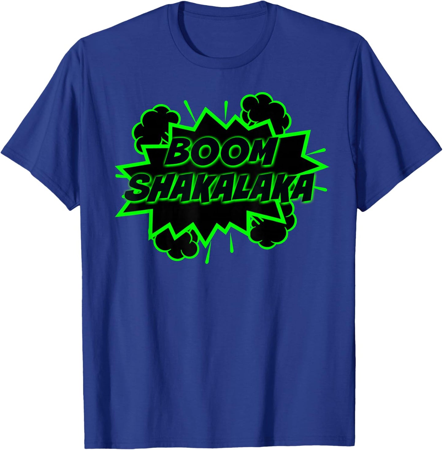 Boom Shakalaka Comic T-Shirt - T-Shirt | Royal