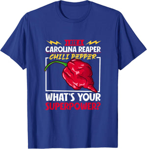 Fiery Courage Attempt - Carolina Reaper T-Shirt - T-Shirt | Royal