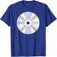 Retro 90s 2000s Costume Music CD Compact Disc T-Shirt - T-Shirt | Royal