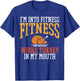 I'm in Fitness Whole Turkey in Mouth Thanksgiving Day T-Shirt - T-Shirt | Royal
