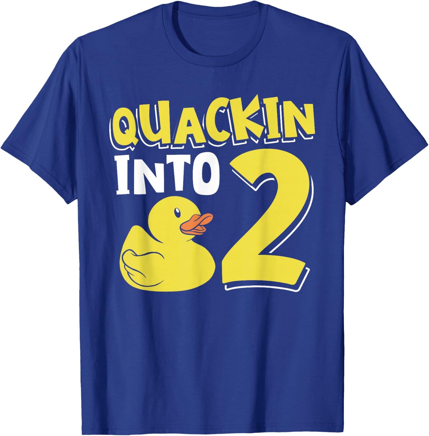 Rubber Ducky 2 Year Old Birthday Rubber Duck T-Shirt - T-Shirt | Royal