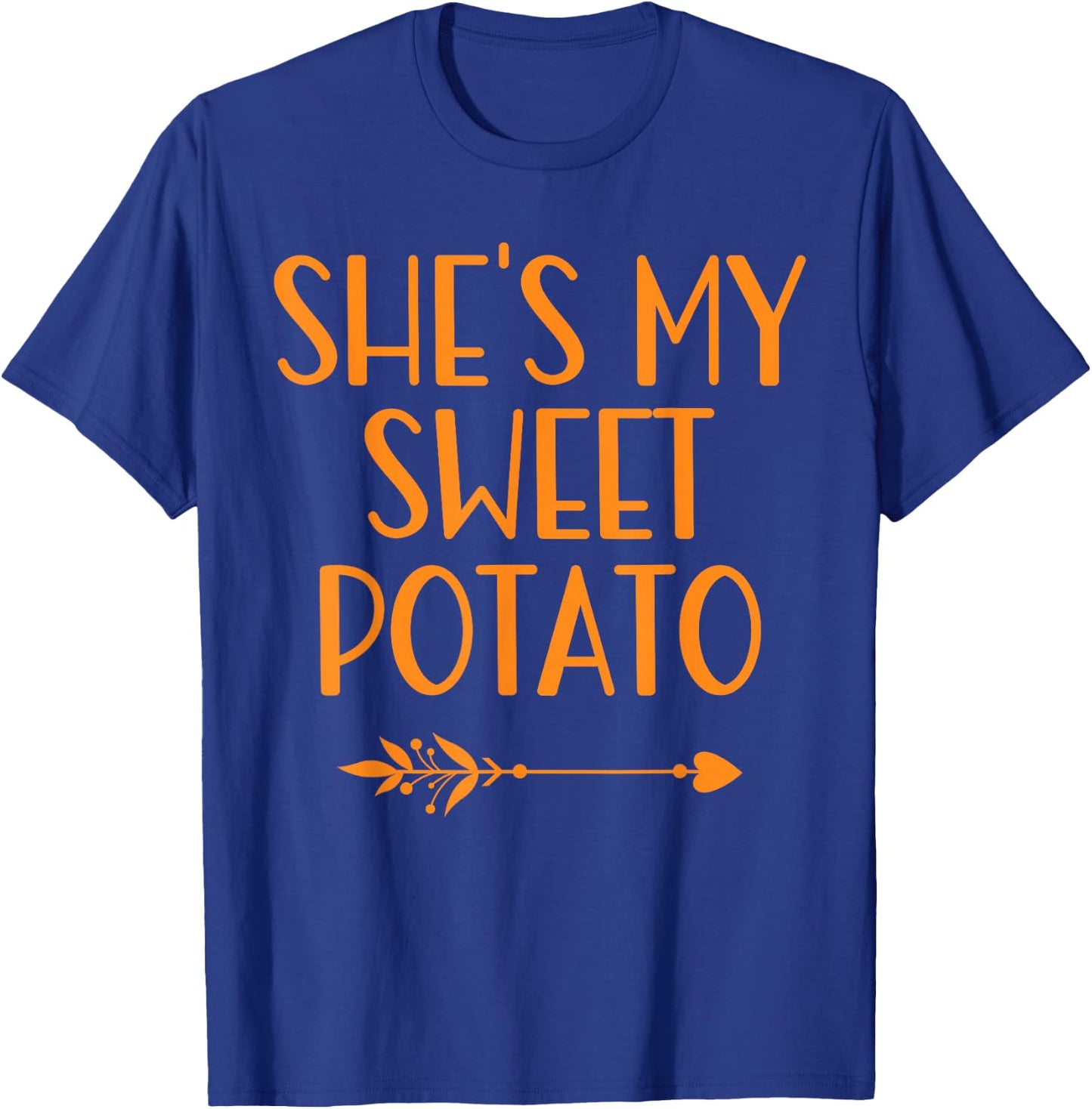 Thanksgiving Matching Couple She's My Sweet Potato I Yam T-Shirt - T-Shirt | Royal