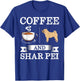 Shar Pei Shirt Coffee And Shar Pei Cute Dog Gift Women Kids T-Shirt - T-Shirt | Royal