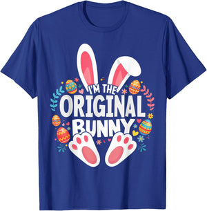 I'm The Original Bunny Matching Easter Family T-Shirt - T-Shirt | Royal