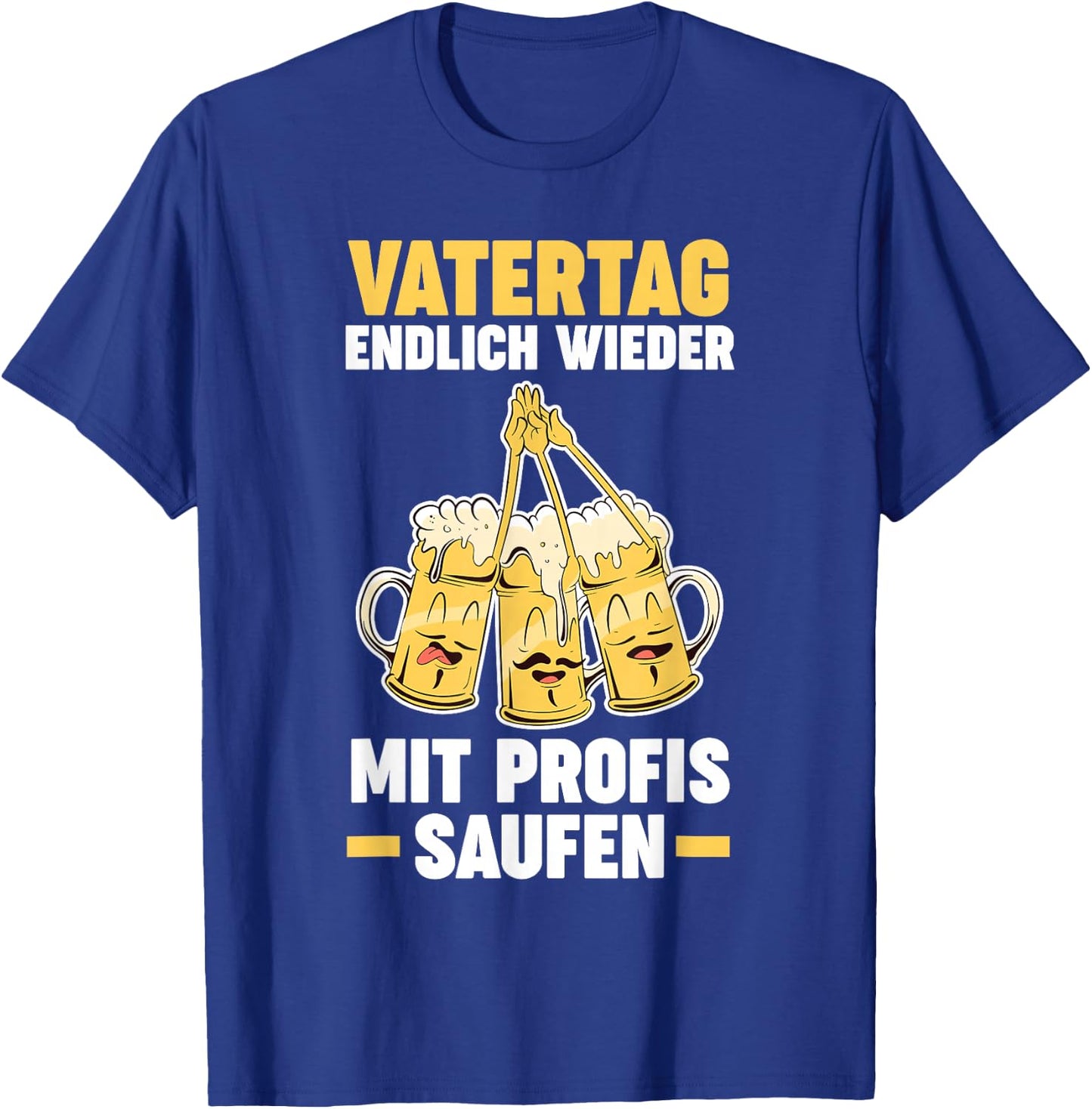 Papa Vater Bier Saufen Vatertag T-Shirt - T-Shirt | Royal
