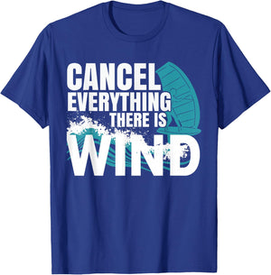 Wing Foil Wingboard , Black, S T-Shirt - T-Shirt | Royal
