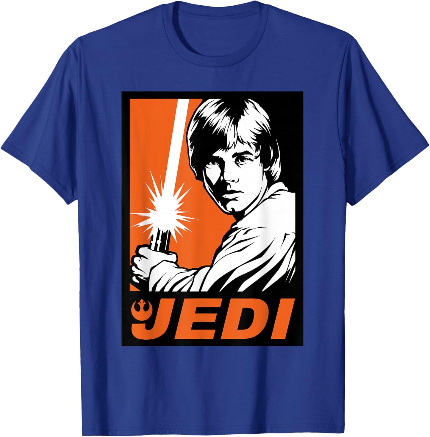 Star Wars Luke Skywalker Rebel Jedi T-Shirt - T-Shirt | Royal