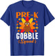 Pre-k Gobble Squad Funny Turkey Thanksgiving T-Shirt - T-Shirt | Royal