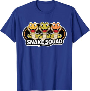 Snake Squad Design for Snake Lover Stuff | Kids Snake T-Shirt - T-Shirt | Royal