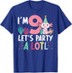 I'm 9 let's party a lotl Axolotl 9th Birthday Axolotl T-Shirt - T-Shirt | Royal