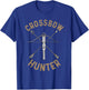 Cool Crossbow Women Archery Arrow Bow Hunting Gear T-Shirt - T-Shirt | Royal