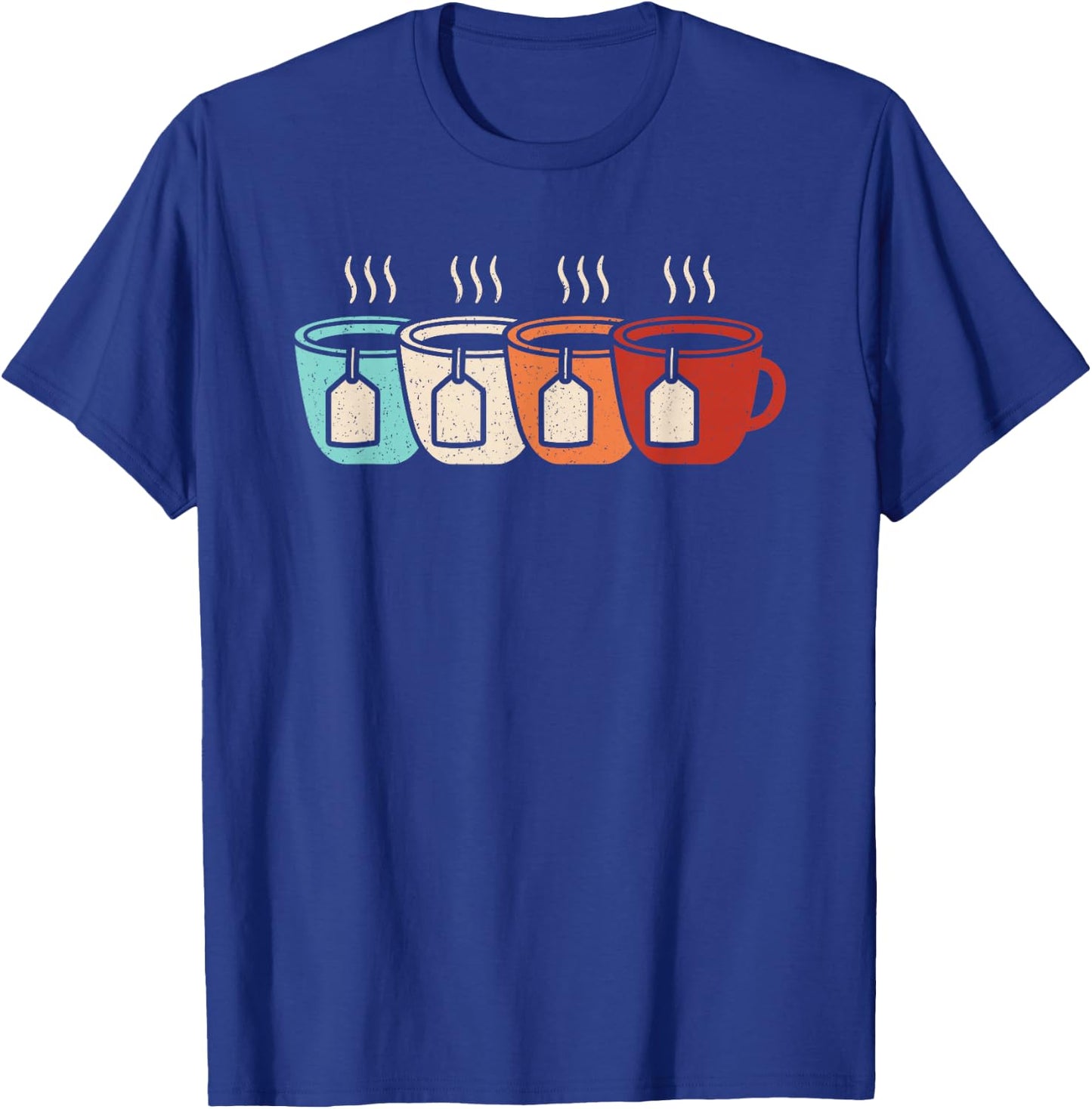 Retro Tea Cup Vintage Tea Lovers Tea Women Men T-Shirt - T-Shirt | Royal