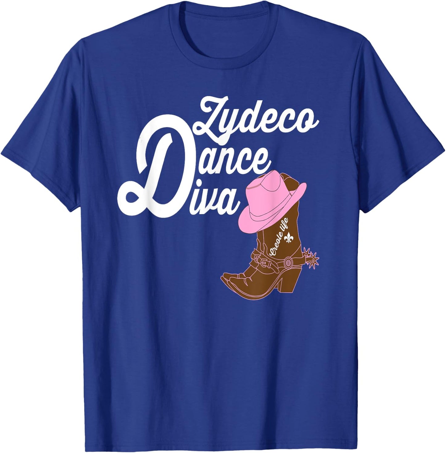 Zydeco Dance Diva T-Shirt - T-Shirt | Royal