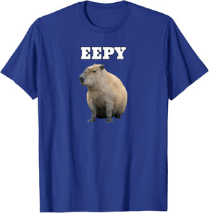 Eepy Capybara, Sleepy Capybara Meme T-Shirt - T-Shirt | Royal