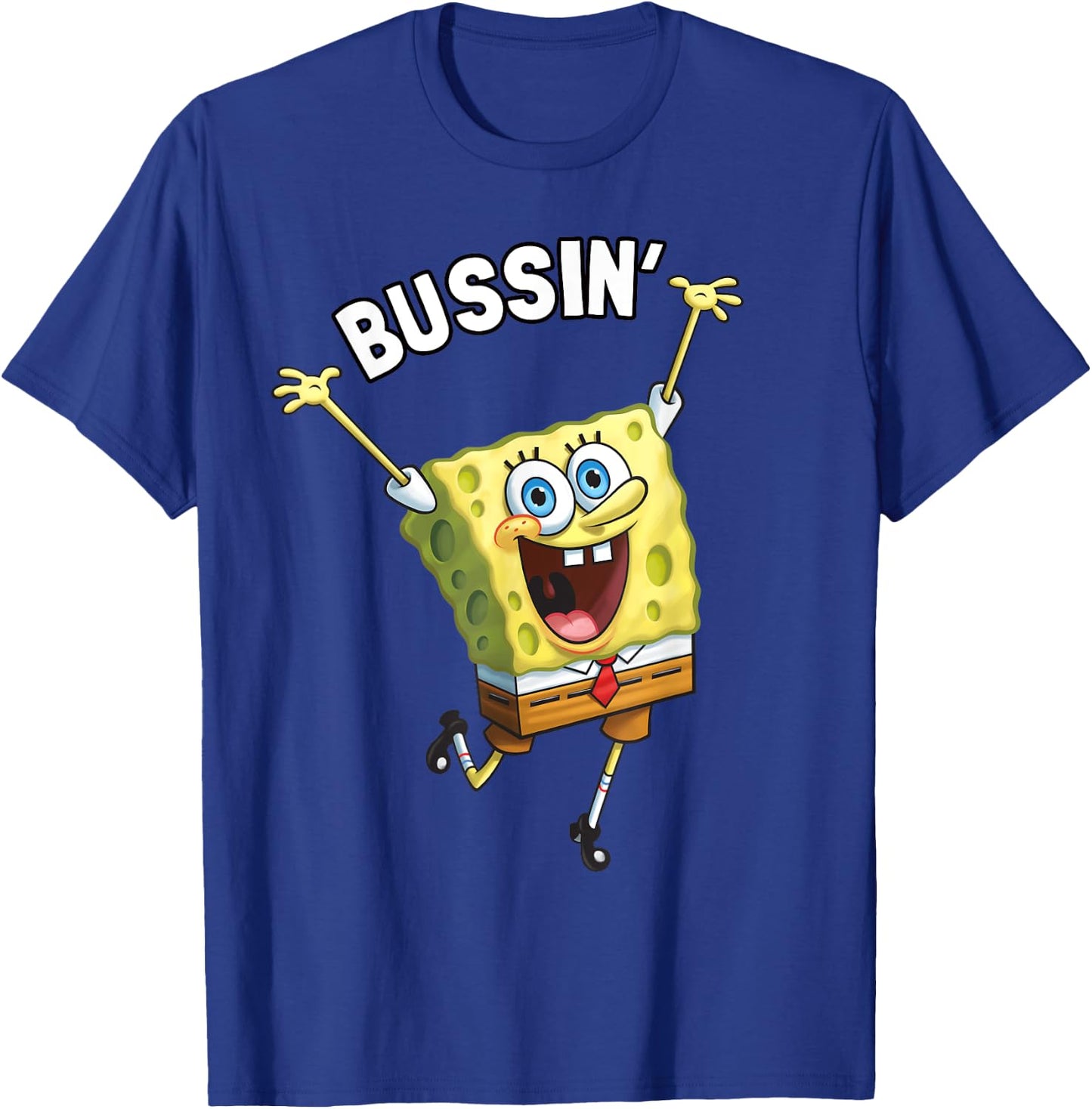 Mademark x SpongeBob SquarePants - SpongeBob SquarePants Bussin' T-Shirt - T-Shirt | Royal