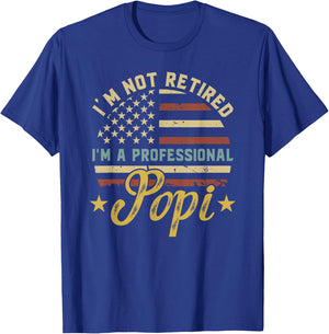 I'm A Professional POPI Grandpa POPI Grandfather T-Shirt - T-Shirt | Royal