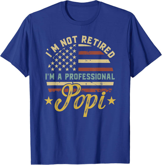 I'm A Professional POPI Grandpa POPI Grandfather T-Shirt - T-Shirt | Royal