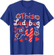 This Ladybug is 4 Years Old 4th Birthday Girl Family Ladybug T-Shirt - T-Shirt | Royal