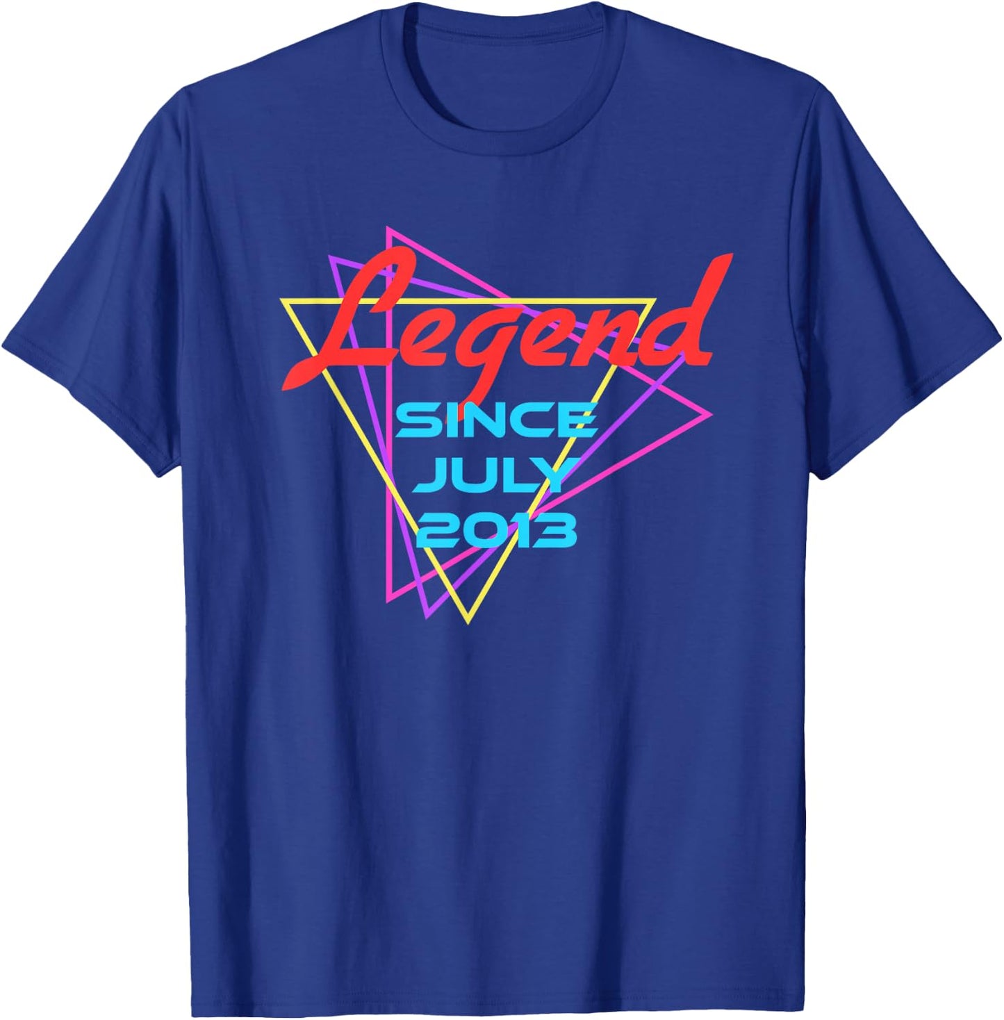 Legend Since July 2013 T-Shirt - T-Shirt | Royal