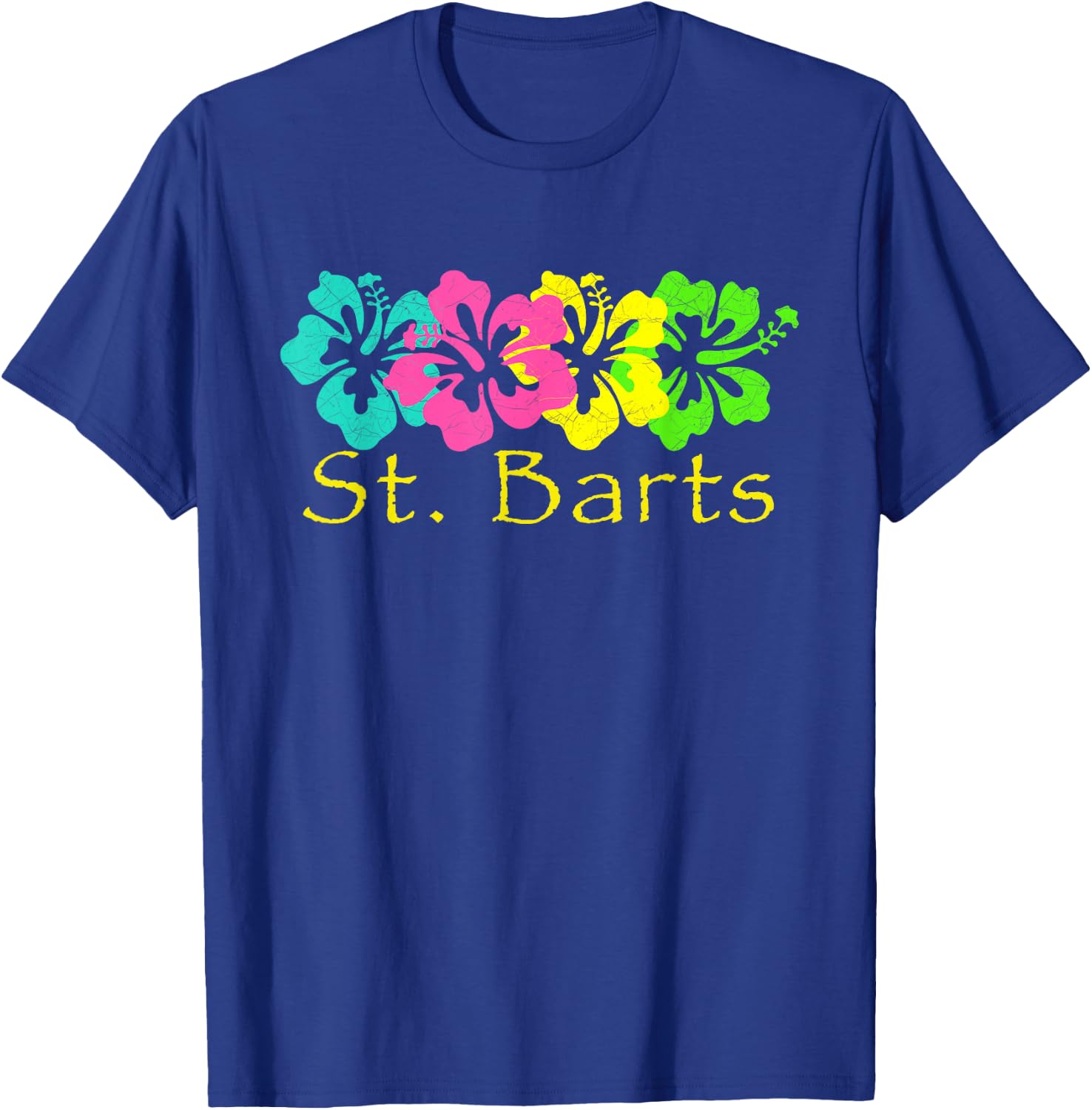 St. Barts Tropical / Travel Surf T-Shirt - T-Shirt | Royal