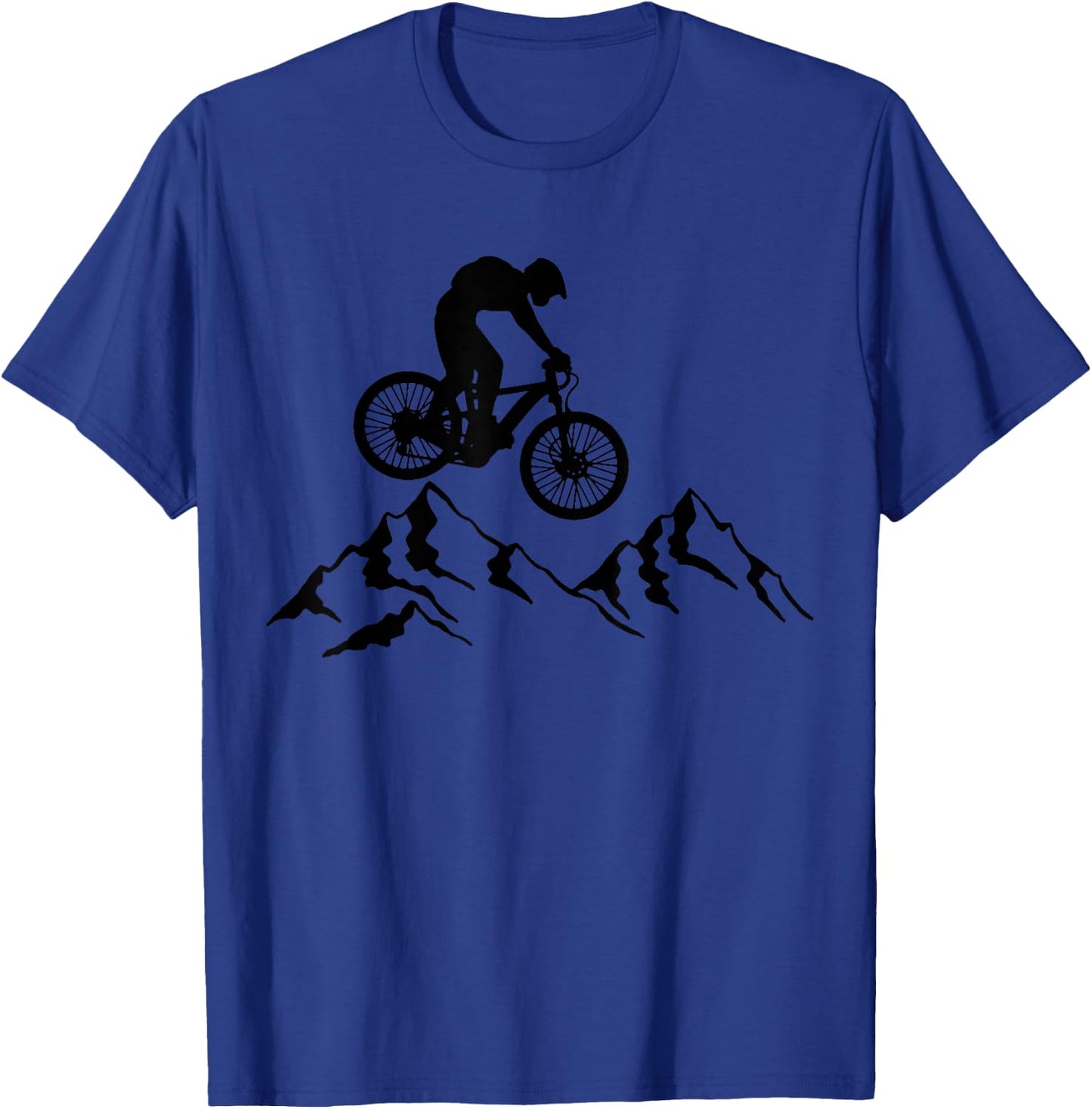 Mountain Bike MTB Biking Downhill Mountain Biker T-Shirt - T-Shirt | Royal