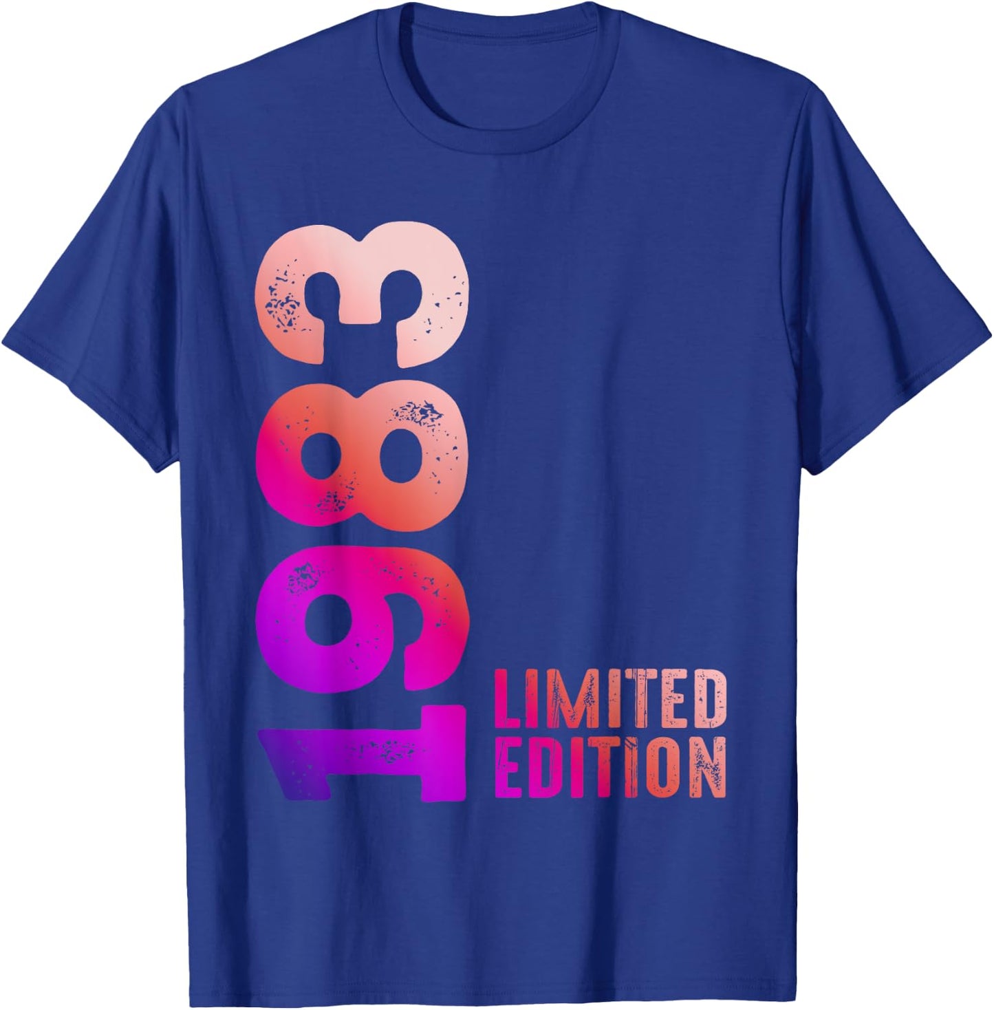 1983 Limited Edition 1983 Birthday Gift , Black, S T-Shirt - T-Shirt | Royal