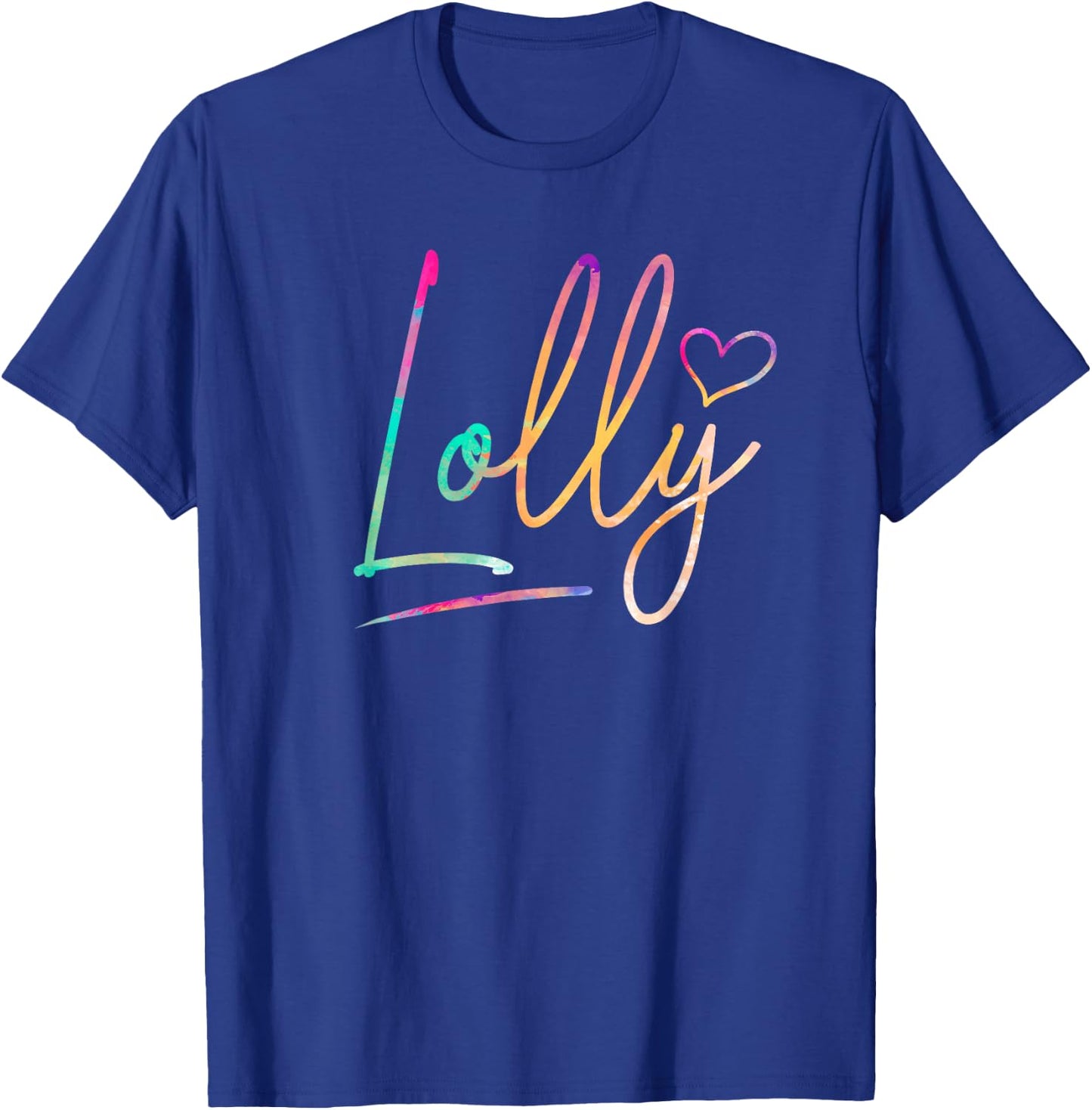 Lolly Grandma Shirt, Funny Mothers Day T-Shirt - T-Shirt | Royal