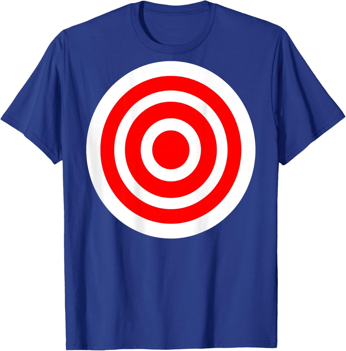 Target T Shirt Funny Printed on The Back Bulls Eye Gift T-Shirt - T-Shirt | Royal