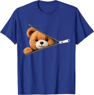 Cute Bear Soft and Charming Child Woman Man , Black, S T-Shirt - T-Shirt | Royal