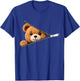Cute Bear Soft and Charming Child Woman Man , Black, S T-Shirt - T-Shirt | Royal