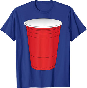 Red Beer Pong Cup Costume Fun Party Game T-Shirt - T-Shirt | Royal