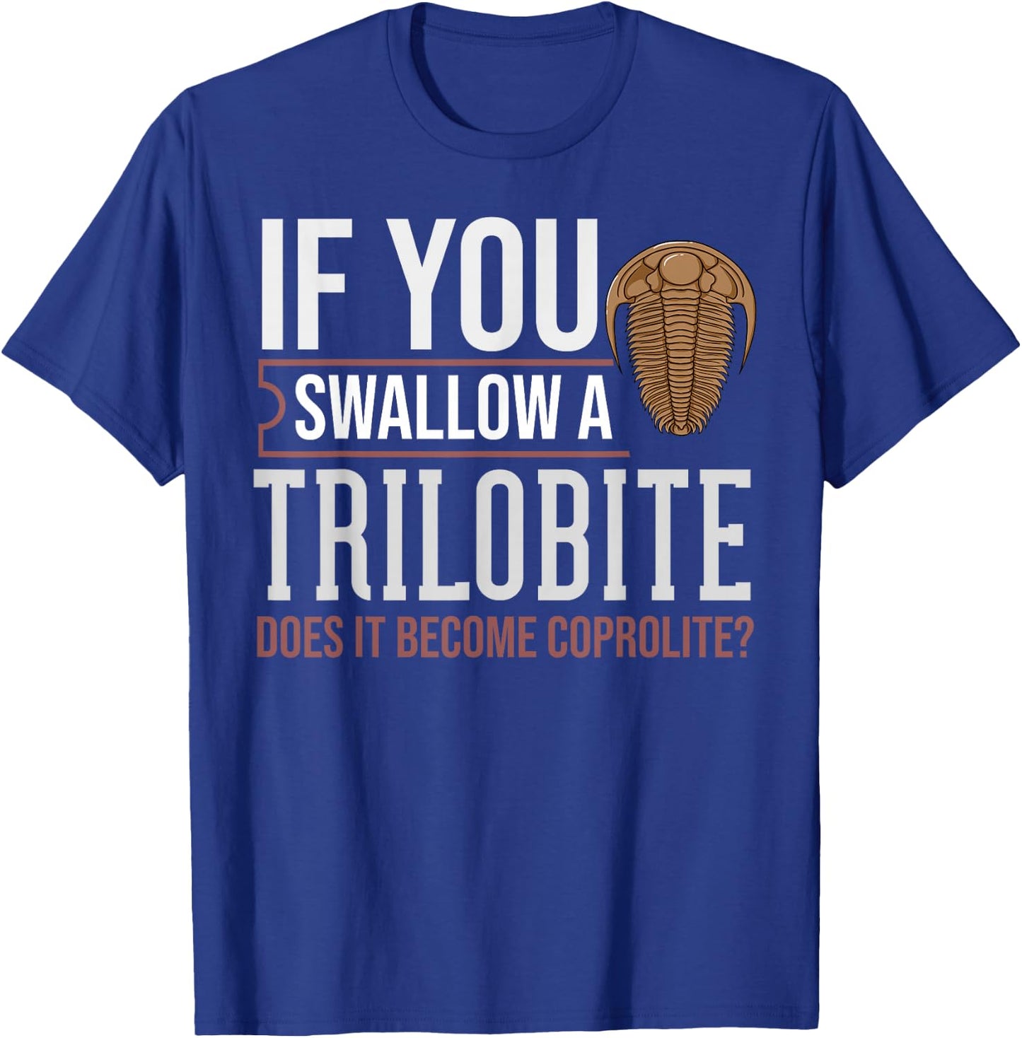 Trilobite Fossil Gift Future Paleontologist Small T-Shirt - T-Shirt | Royal