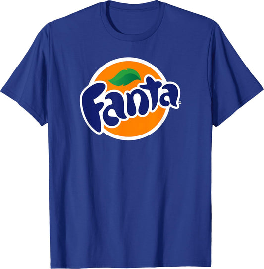 Fanta Circle Logo , black T-Shirt - T-Shirt | Royal