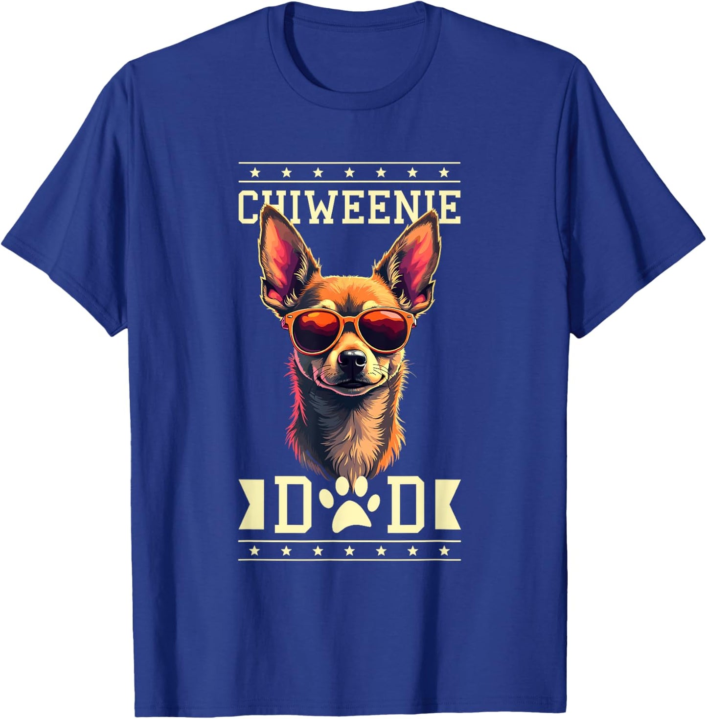 Chiweenie Dad Chiweenies T-Shirt - T-Shirt | Royal