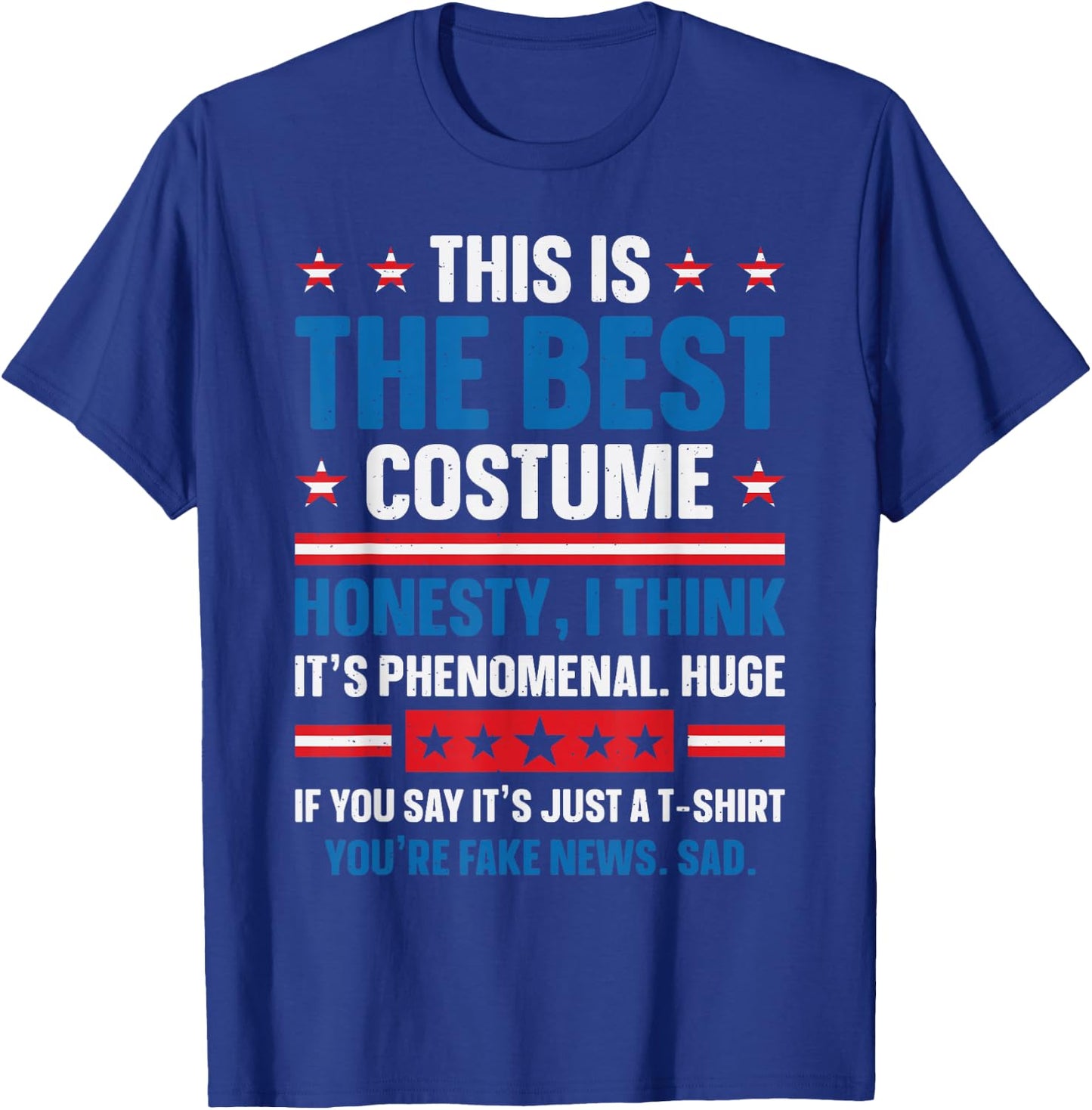 Best Donald Trump Best Trump Halloween Costume , black T-Shirt - T-Shirt | Royal