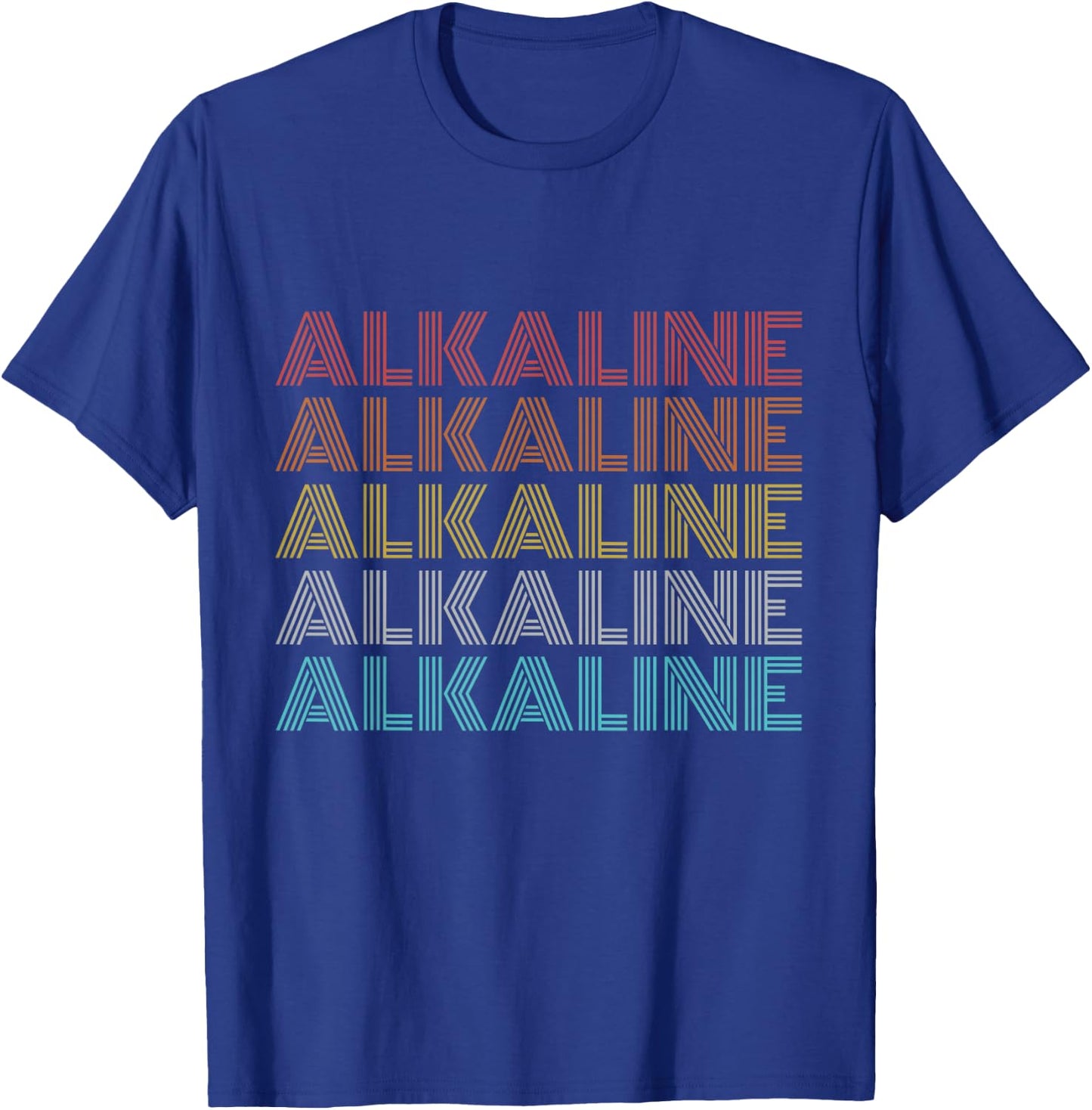 Retro Vintage Alkaline T-Shirt - T-Shirt | Royal