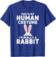 This Is My Human Costume I'm Really A Rabbit T-Shirt - T-Shirt | Royal