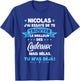 Best Nicolas Of The World Super Nicolas Birthday Gift , Black, S T-Shirt - T-Shirt | Royal