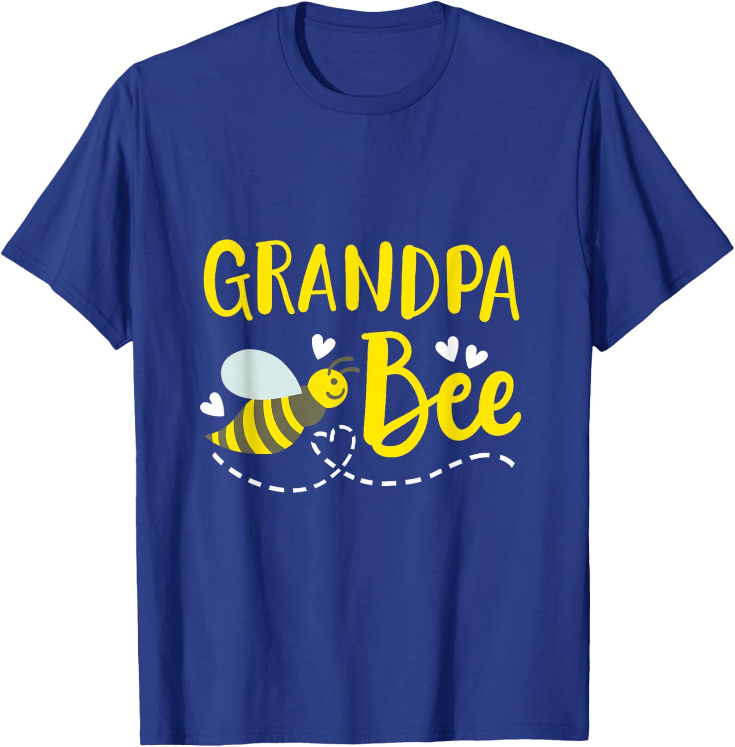 Grandpa Bee Cute Beekeeping Birthday Party Matching Family T-Shirt - T-Shirt | Royal