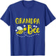 Grandpa Bee Cute Beekeeping Birthday Party Matching Family T-Shirt - T-Shirt | Royal