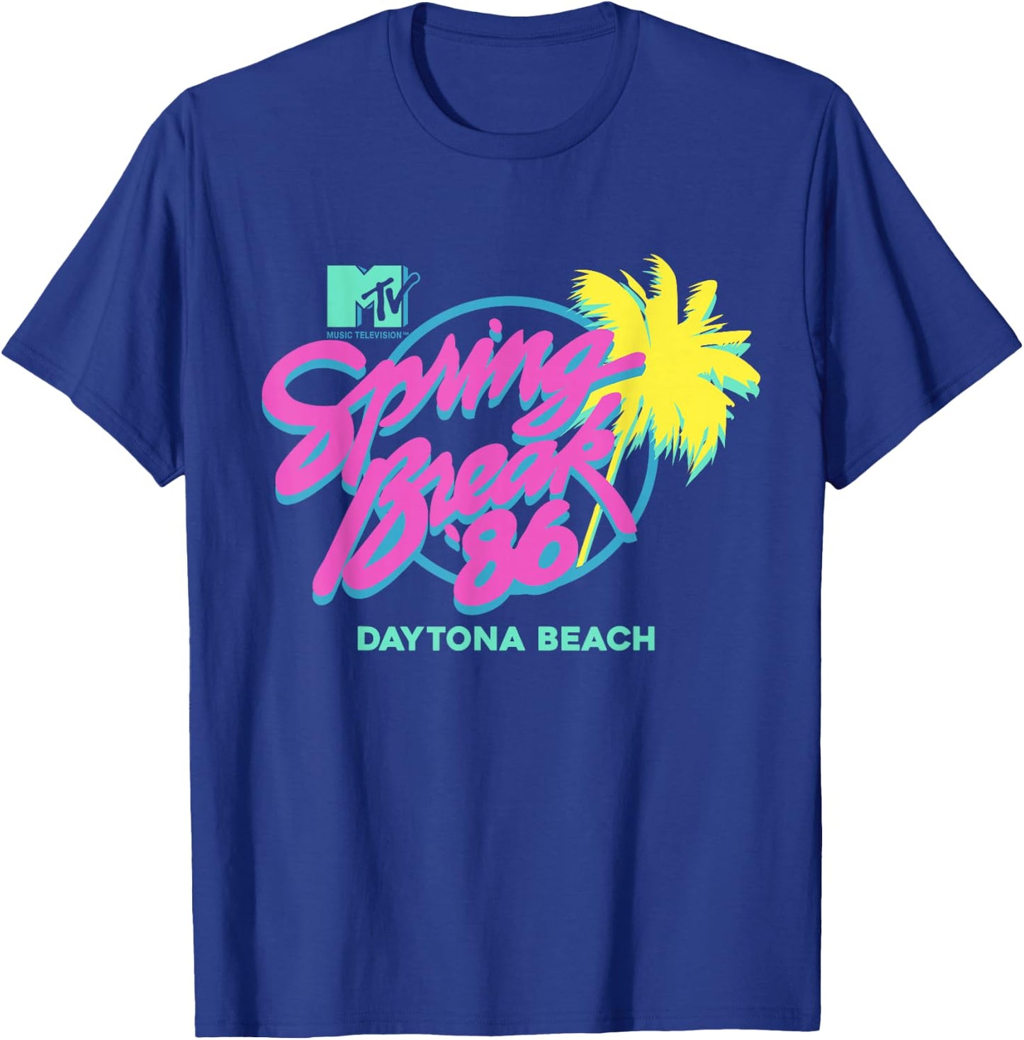 MTV - Spring Break 86 T-Shirt - T-Shirt | Royal
