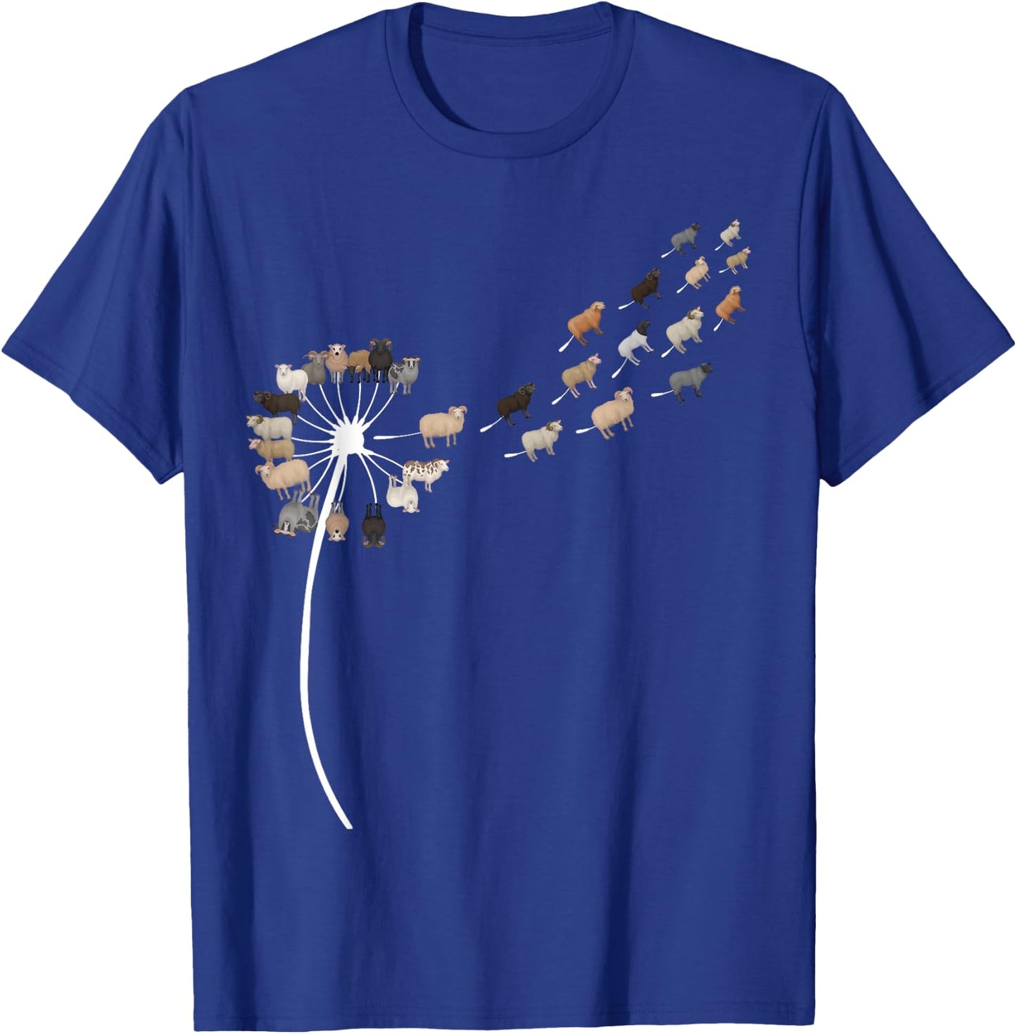Dandelion Sheep Stuff for Sheep Lover | Sheep T-Shirt - T-Shirt | Royal