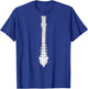 Chiropractor Spine | (Image Is On Back) T Shirt T-Shirt - T-Shirt | Royal